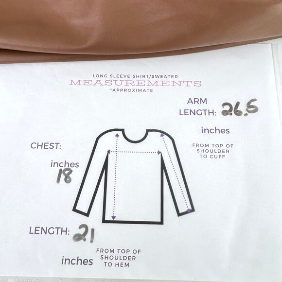 Evereve Womens Elizabeth St. Blazer Size S Neutral Minimal Fall Vegan Cognac - Picture 10 of 10